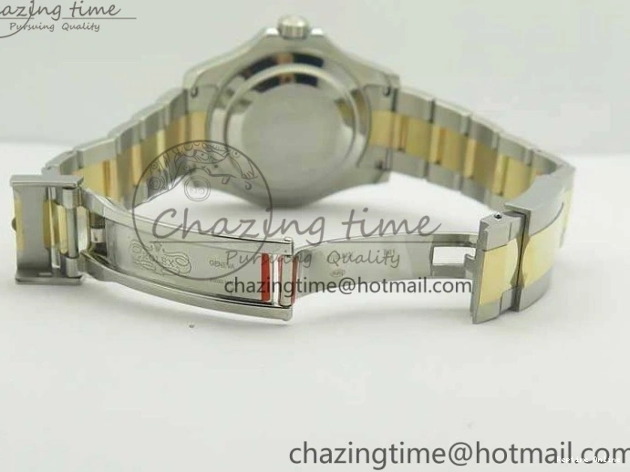 0114 Popular Yacht-Master 116655 3AF Best Edition YG Wrapped Gold Dial On SS YG Bracelet A 3454